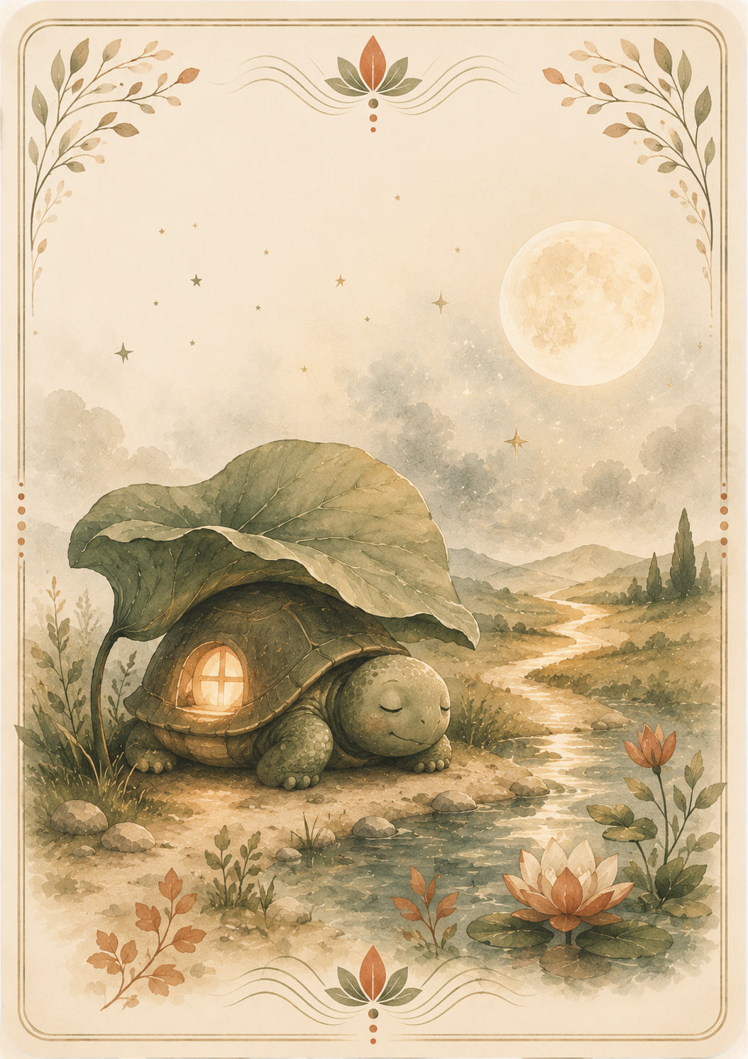 La petite tortue et la maison du calme